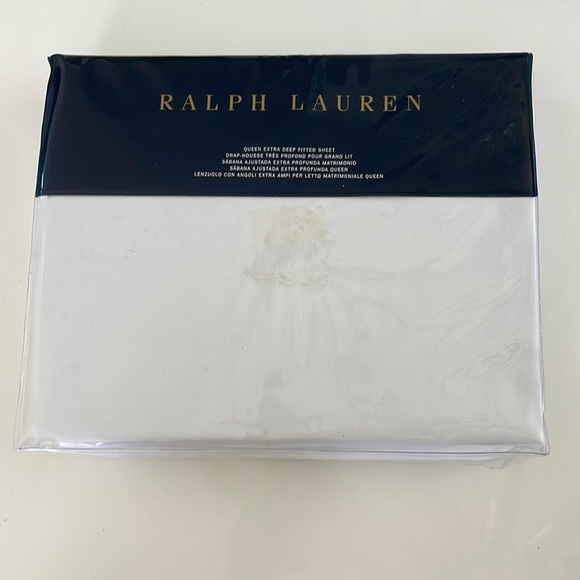 Ralph Lauren | Bedding | New Ralph Lauren Dover White Queen Extra Deep ...